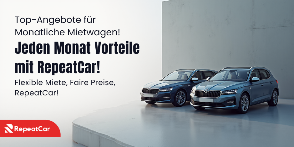 Monatliche Mietwagenangebote