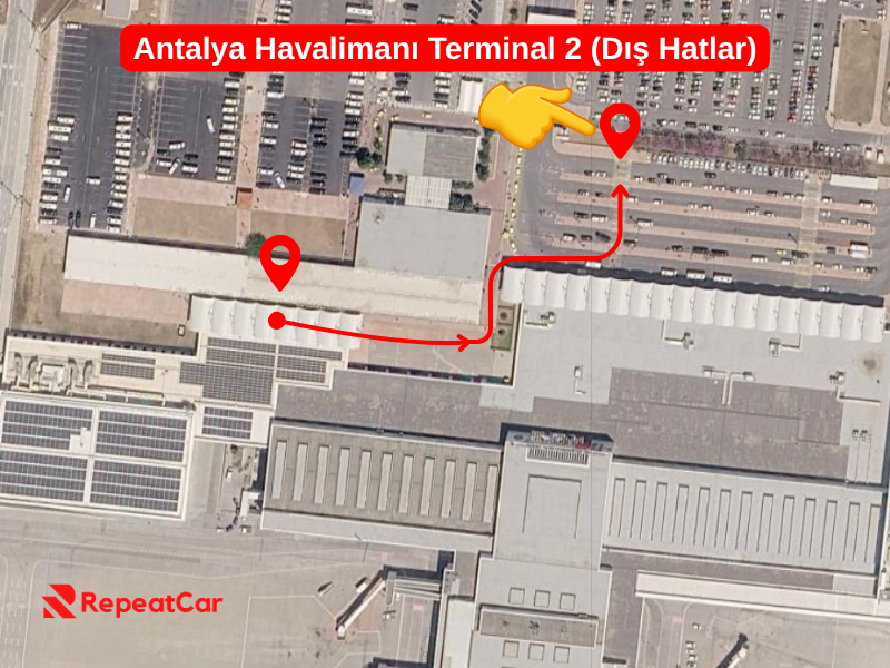 Terminal 2 Meeting Point Map