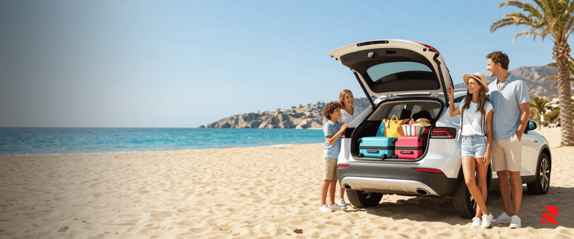 Starten Sie Ihren Urlaub in voller Freiheit